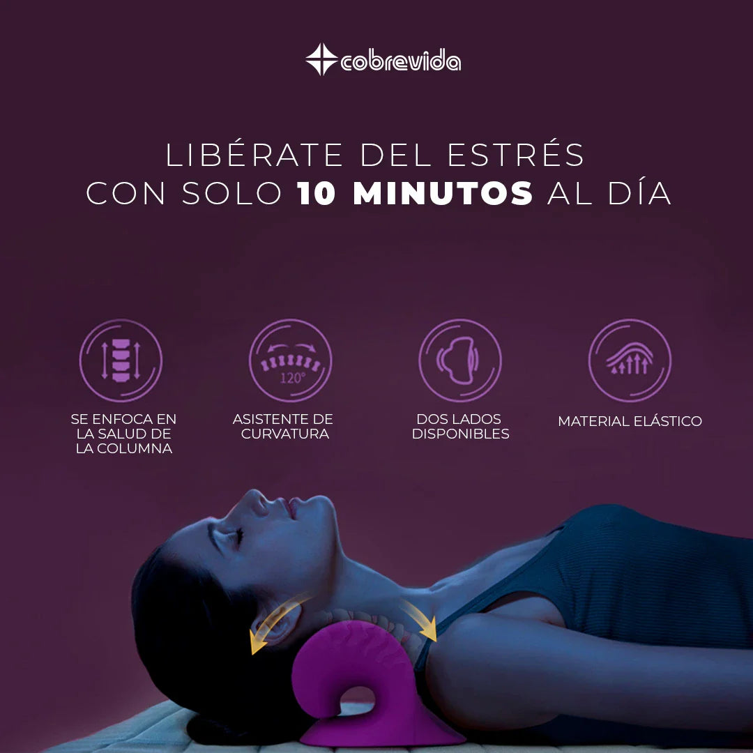 Almohada Cervical Terapéutica Cobrevida® - ALIVIO EN SOLO 10 MINUTOS😱