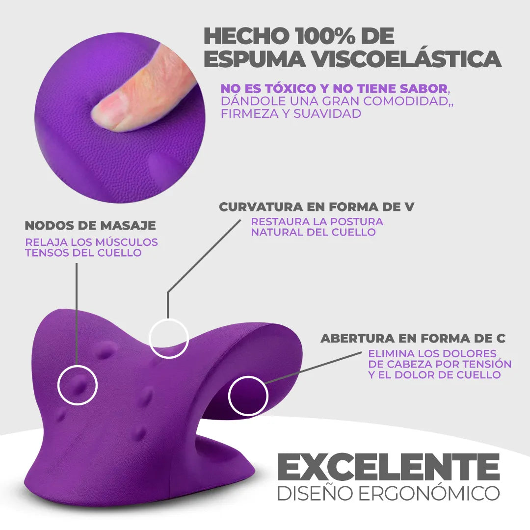 Almohada Cervical Terapéutica Cobrevida® - ALIVIO EN SOLO 10 MINUTOS😱