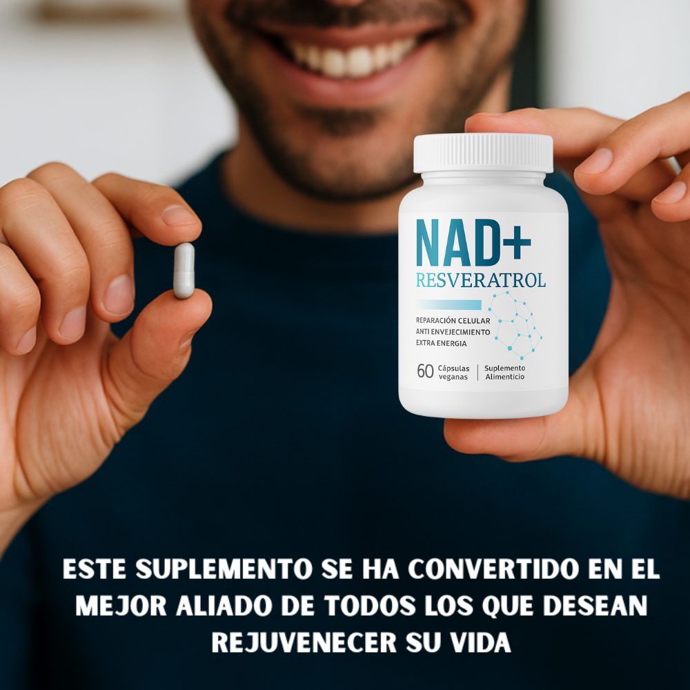 NAD+RESVERATROL® - EL SECRETO PARA UNA VIDA PLENA🍇 😱OFERTA EXCLUSIVA😱