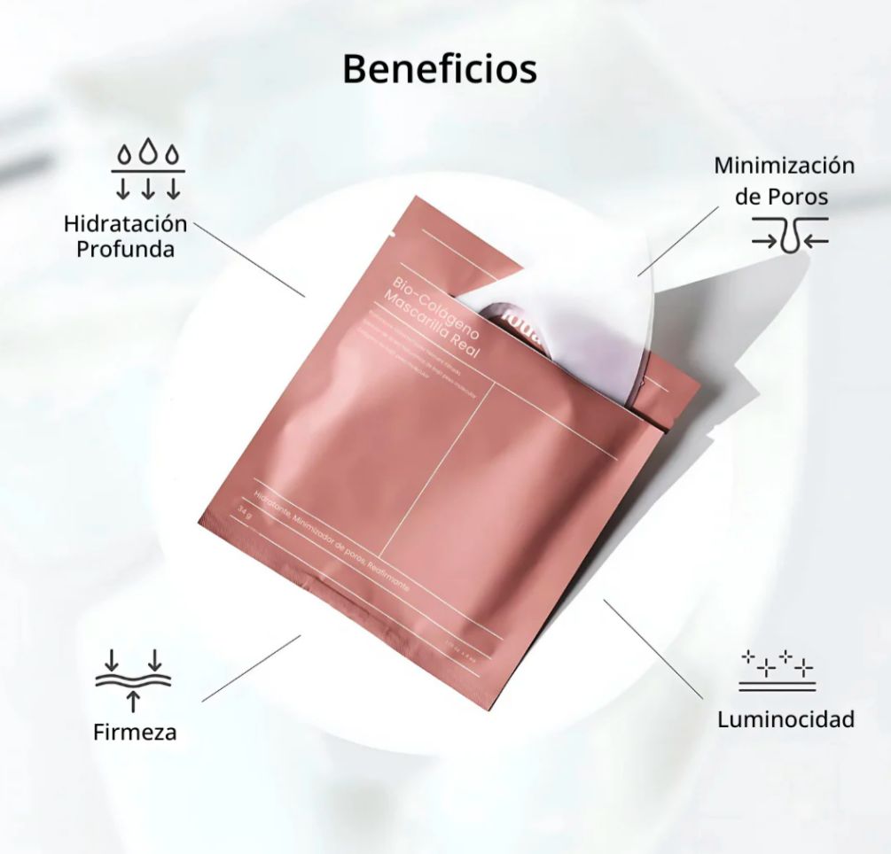 Biodance™ - Mascarilla de Colágeno - La Mas Viral del Mercado 😍Pack de 4 Mascarillas😍