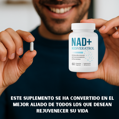 NAD+RESVERATROL® - EL SECRETO PARA UNA VIDA PLENA🍇 😱OFERTA EXCLUSIVA😱