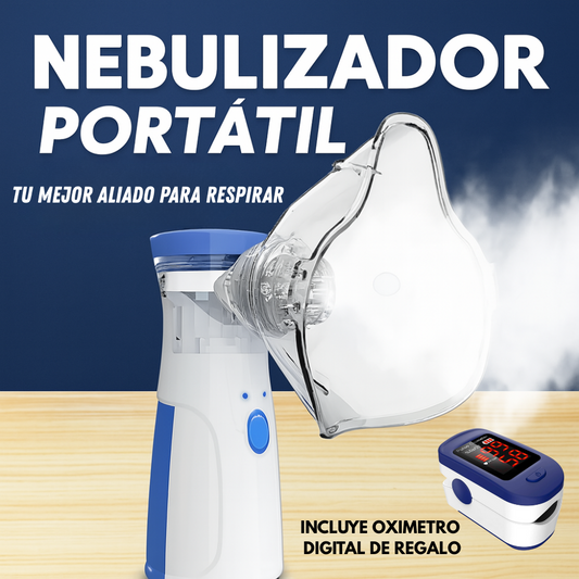 Nebulizador Portátil - TU MEJOR ALIADOR PARA RESPIRAR PROFUNDAMENTE🫁